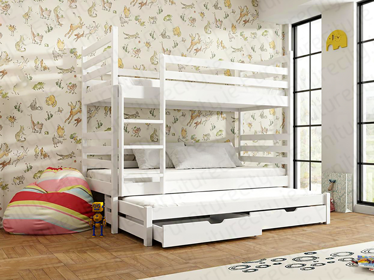 Bunk Bed Specialists Top Quality And, Triple Bunk Bed Pull Out
