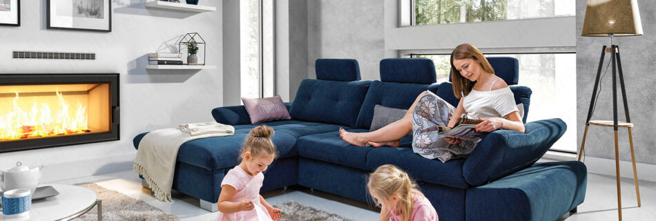 Sofa bed RAMONA Lounger by Furniturecity.ie