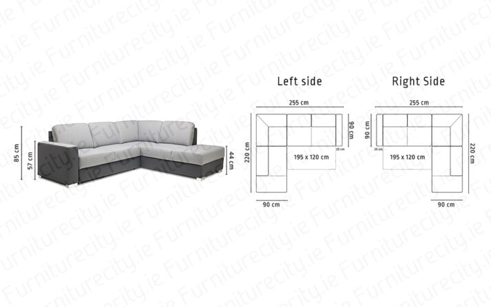 Sofa bed CHANTEL OPEN by Furniturecity.ie