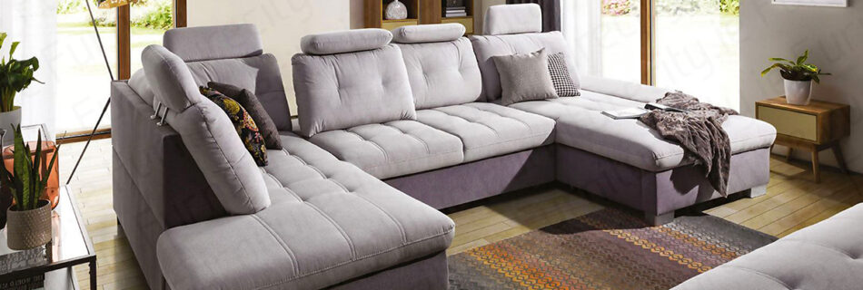 Sofa bed RAMONA U-shape by Furniturecity.ie