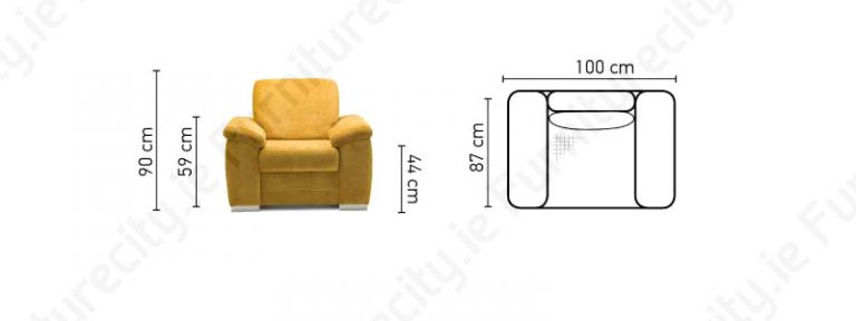 BORELLO armchair by Furniturecity.ie