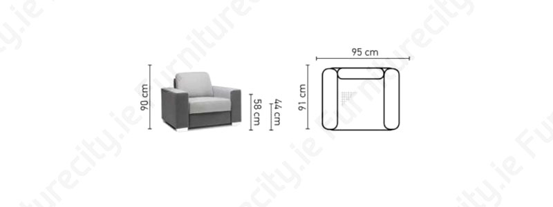 CHANTEL armchair by Furniturecity.ie