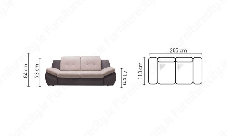 Sofa MOLLY 3 Seater by Furniturecity.ie