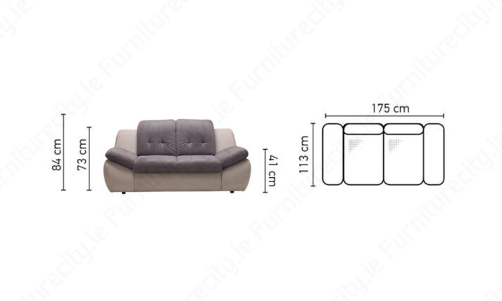 Sofa MOLLY 2 Seater by Furniturecity.ie