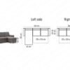 Sofa bed BORELLO MINI by Furniturecity.ie