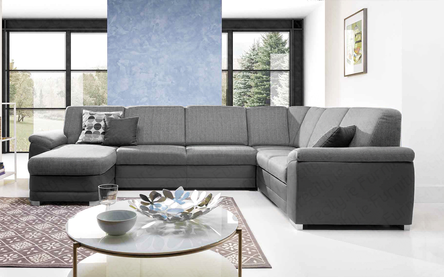 Sofa bed BORELLO U-SHAPE by Furniturecity.ie