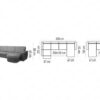 Sofa bed BORELLO U-SHAPE by Furniturecity.ie