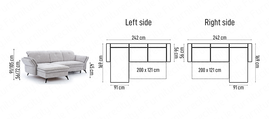 Sofa bed MAXIMO MINI by Furniturecity.ie