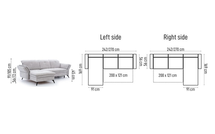 Sofa bed MAXIMO MINI by Furniturecity.ie