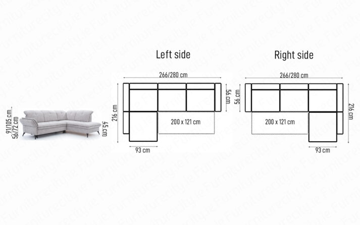 Sofa bed MAXIMO OPEN by Furniturecity.ie